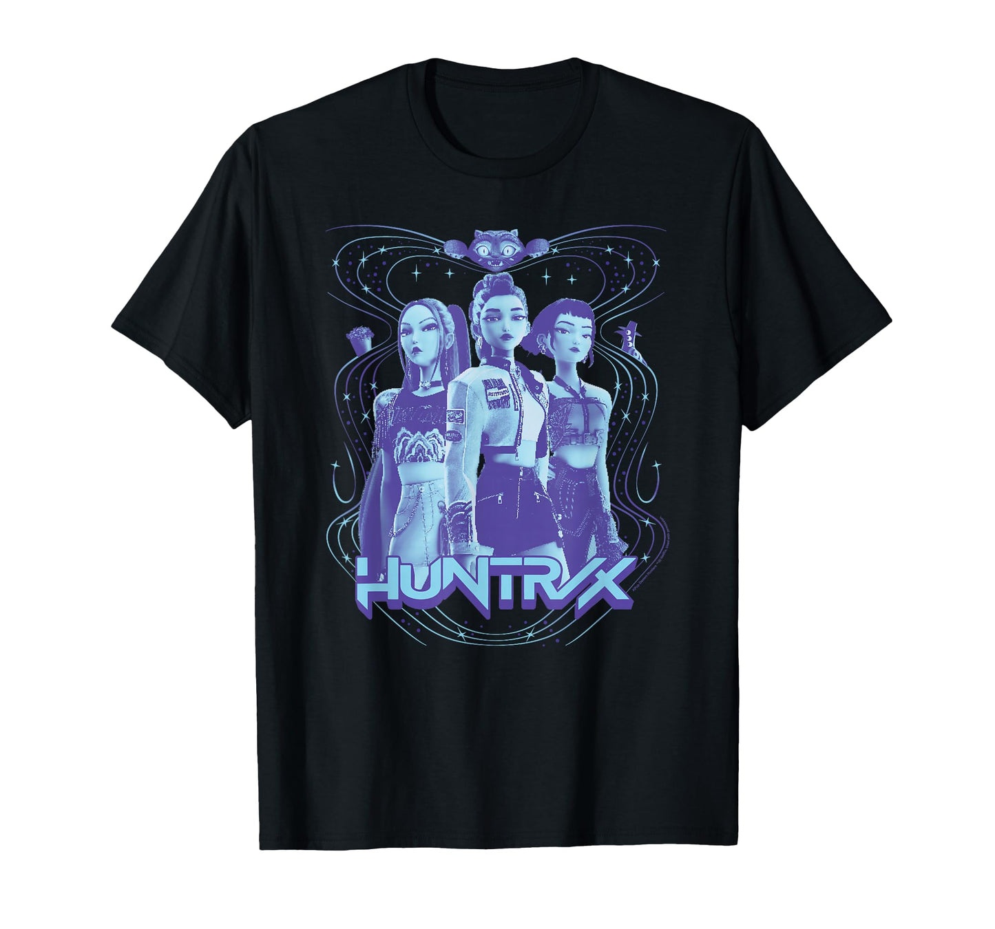 Kpop Demon Hunters Halloween Huntrix Distressed Poster T-Shirt