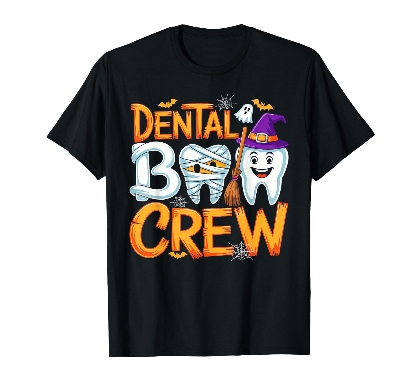 Halloween Dental Boo Crew Dentist Costume Teeth Women Men T-Shirt