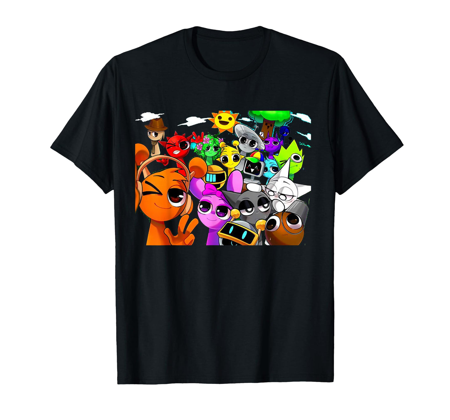 Sprunky Group! | Funbot Jevin Simon Oren Pinki T-Shirt