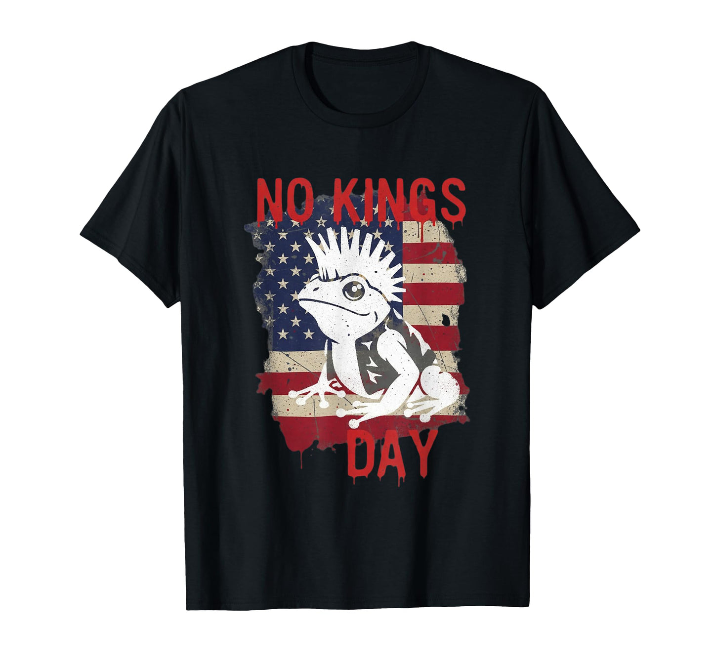 No Kings Day Portland Shirt Frog Protest T-Shirt