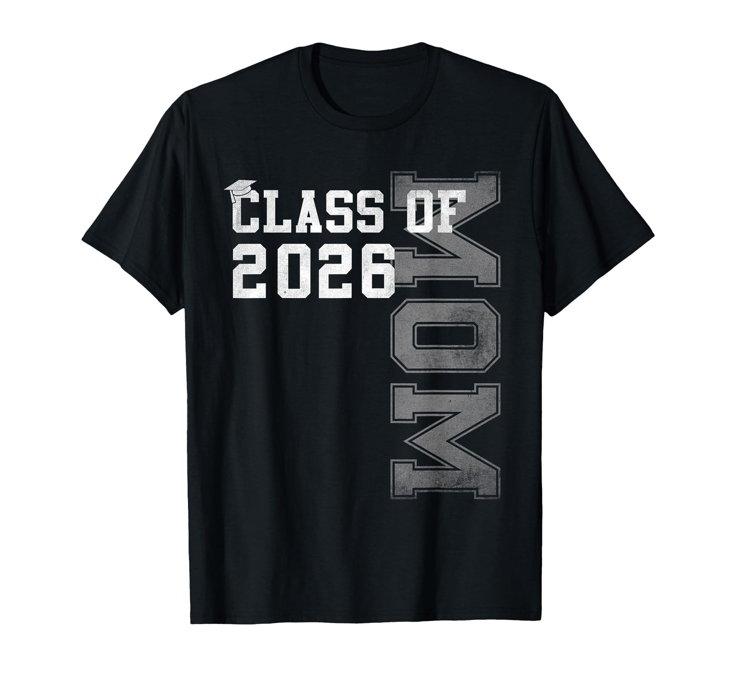 Proud Mom Of A 2026 Graduate Grad Senior Mother Graduation T-Shirt