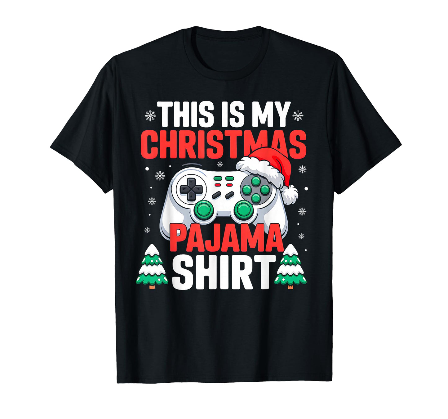 This is My Christmas Pajama Shirt Video Gamer Gaming Boys T-Shirt