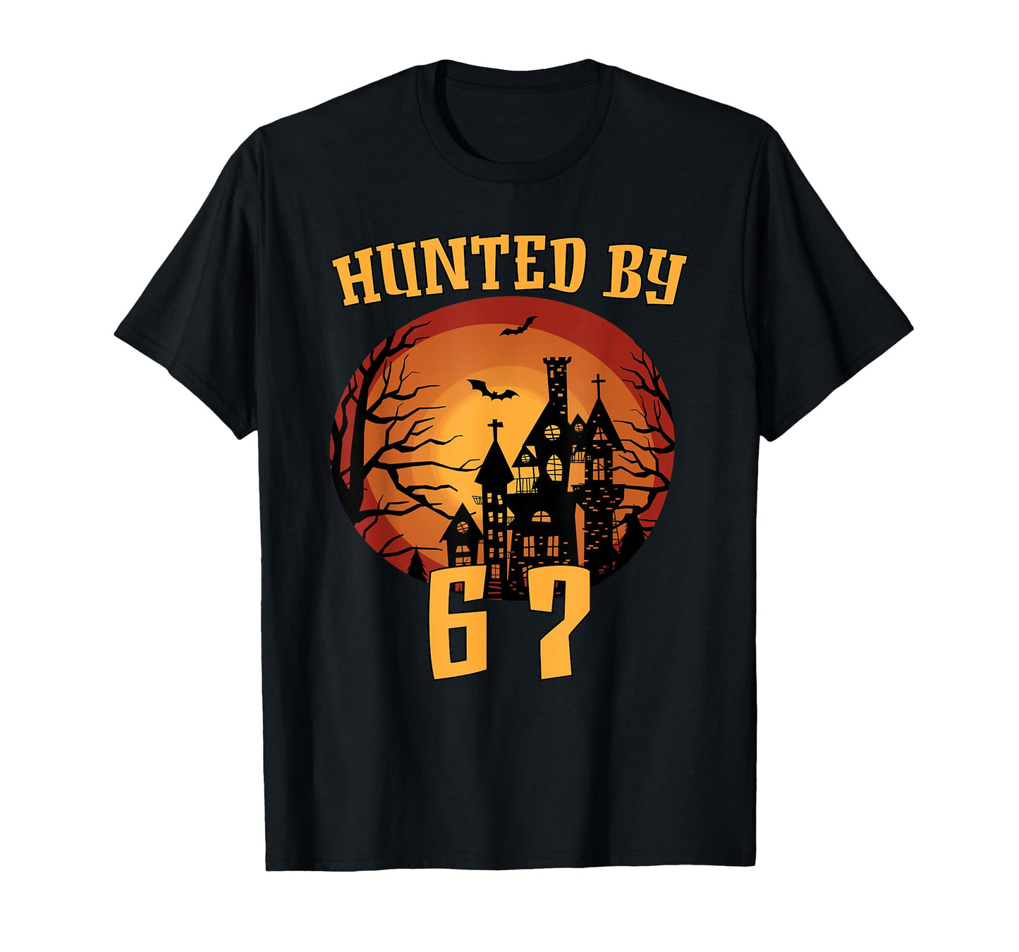 6 7 Halloween 67 Meme six Seven Haunted Gen Alpha Z Spooky T-Shirt