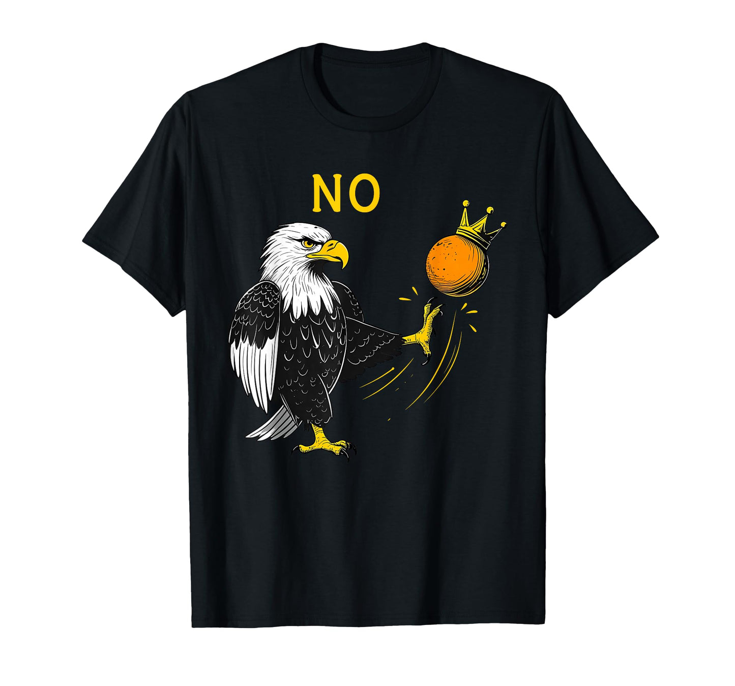 Funny Eagle No Kings October 18 No Kings Day Men Women T-Shirt
