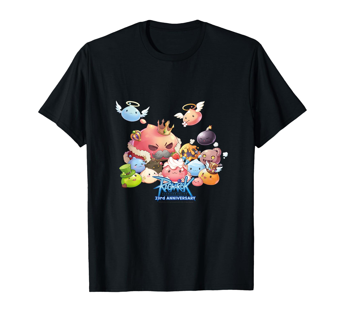 Ragnarok Poring Parade – 23rd Anniversary Character Art T-Shirt
