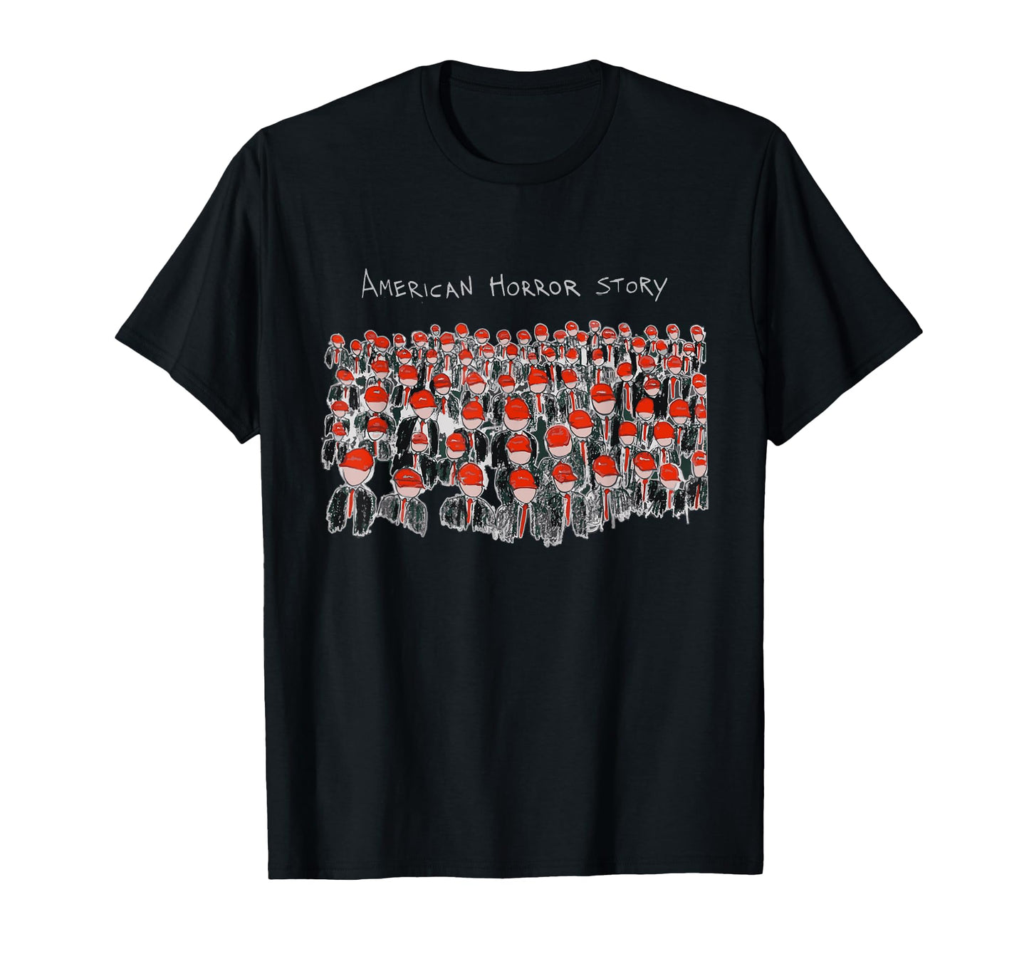 Trump President USA Flag Halloween Horror Story T-Shirt