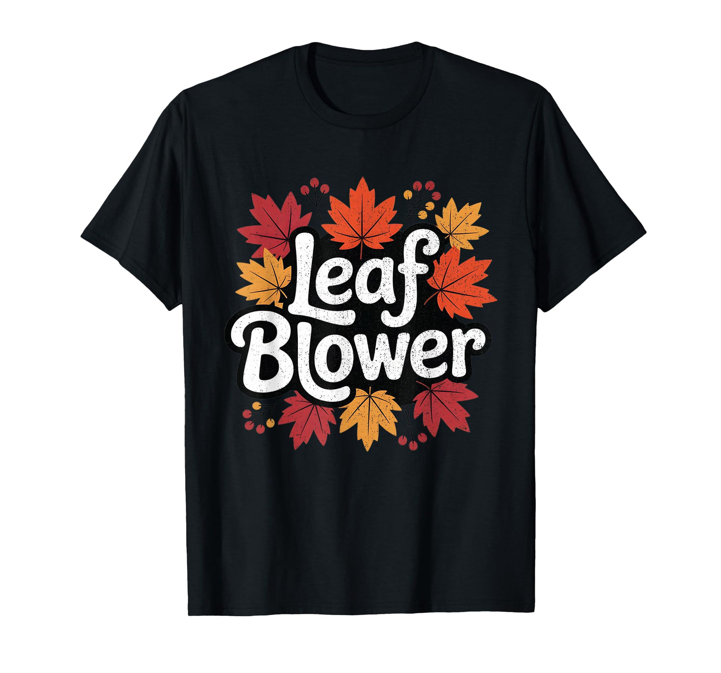 Spooktacular Fall Leaf Blower Sucking Leaf Blowers Cozy T-Shirt