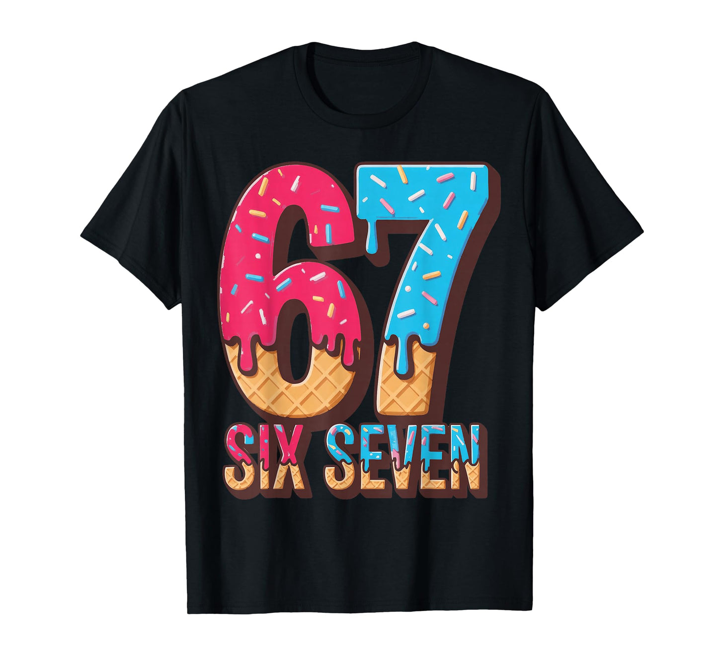 Baseball Drip Number 67 Player six Seven T-Shirt