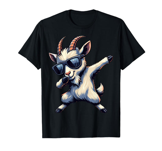 Dabbing Goat Sunglasses Animal T-Shirt