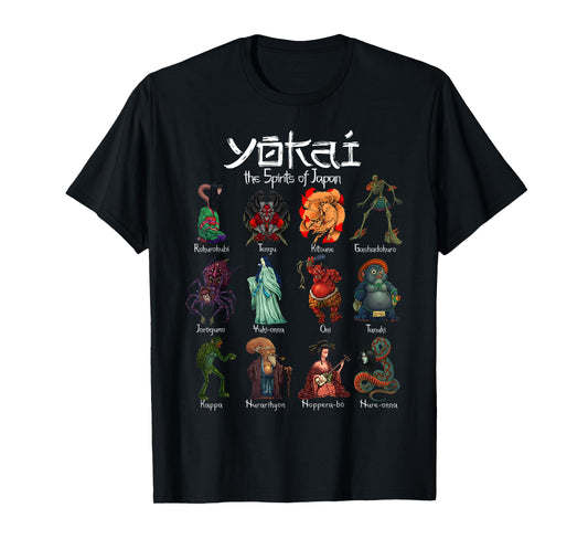 Different Yokai of Japan T-Shirt