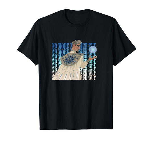 Disney Wish King Magnifico No More Mr. Nice Guy Text Stack T-Shirt
