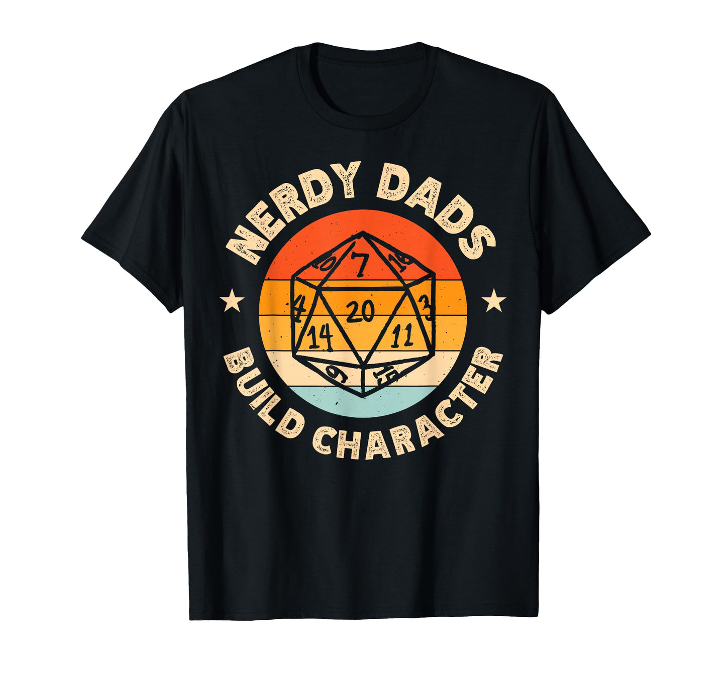 Nerdy Dads Build Character T-Shirt