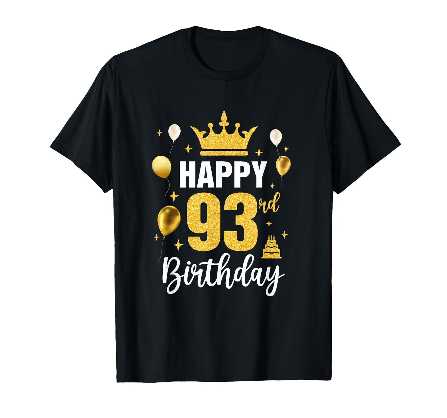 Happy 93Rd Birthday Idea For 93 Years Old Man And Woman T-Shirt