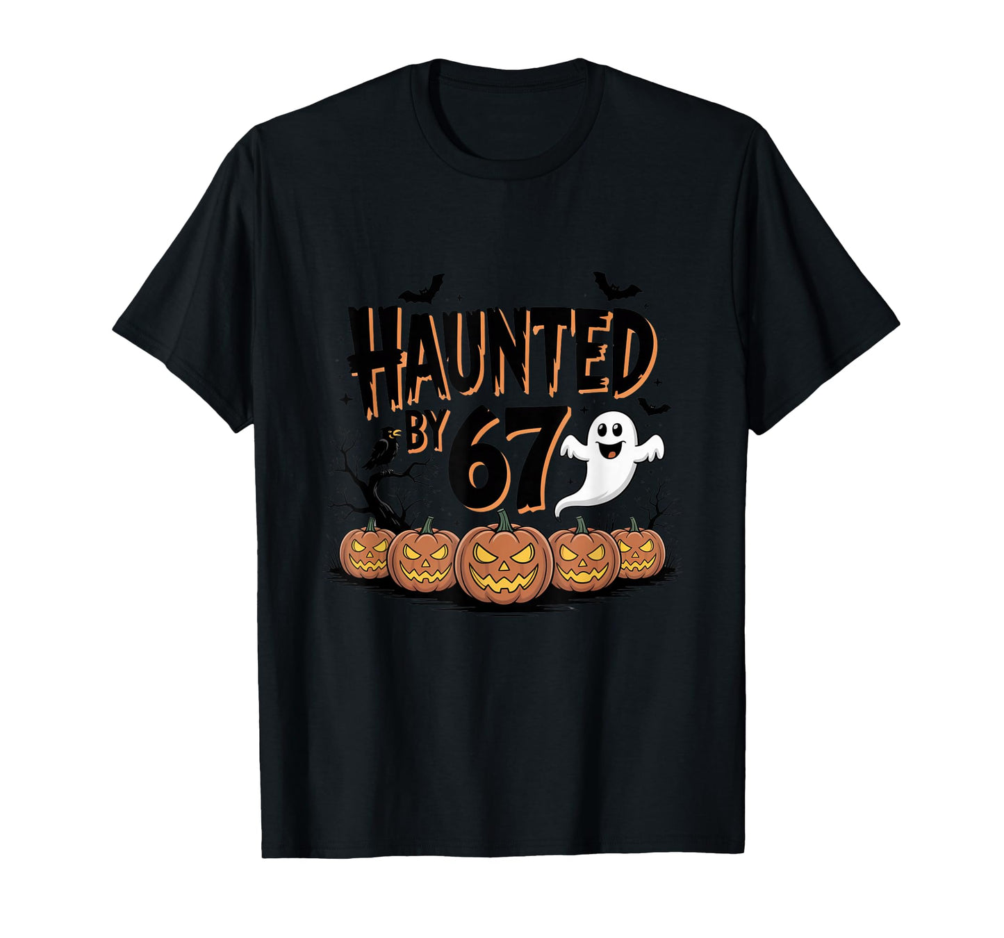 Haunted by 6-7 Funny Halloween 6-7 Costume Six Seven T-Shirt