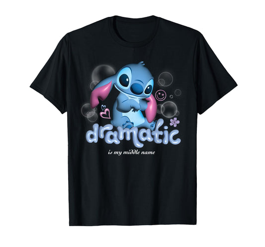 Disney Lilo & Stitch Bubble Pop "Dramatic is My Middle Name" T-Shirt