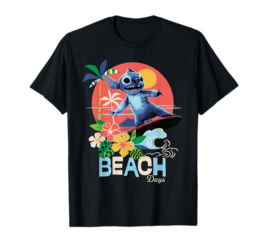 Disney Lilo & Stitch Live-Action Movie "Beach Days" Surfing T-Shirt
