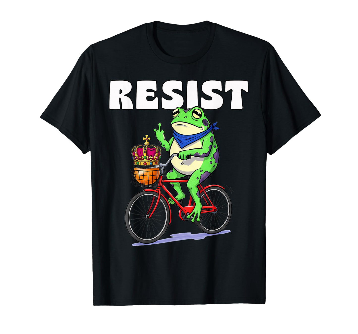 No Kings in Portland Frog Naked Bike Ride Activists Group T-Shirt