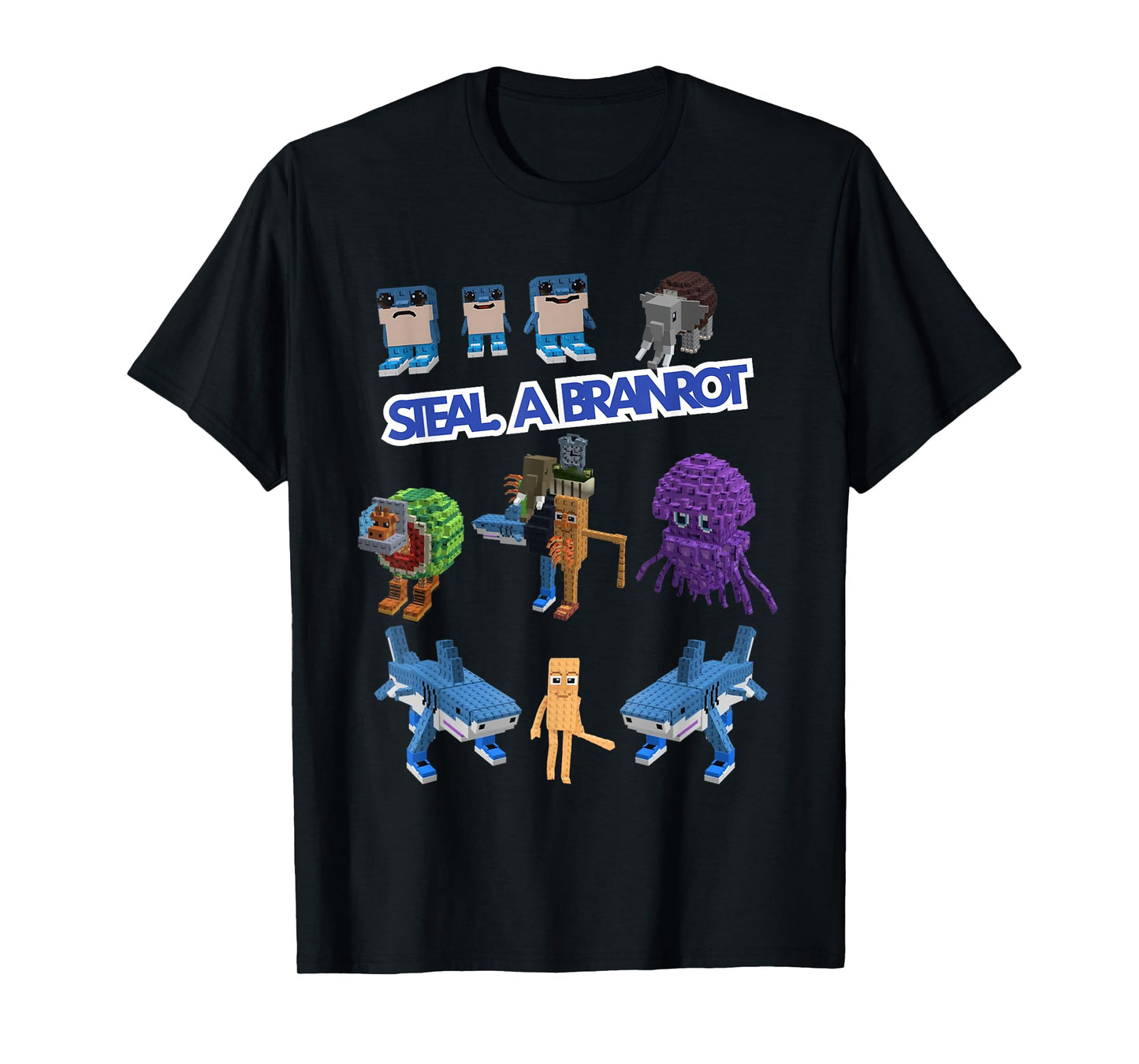 Steal a Brain Rot Fan Merch T-Shirt