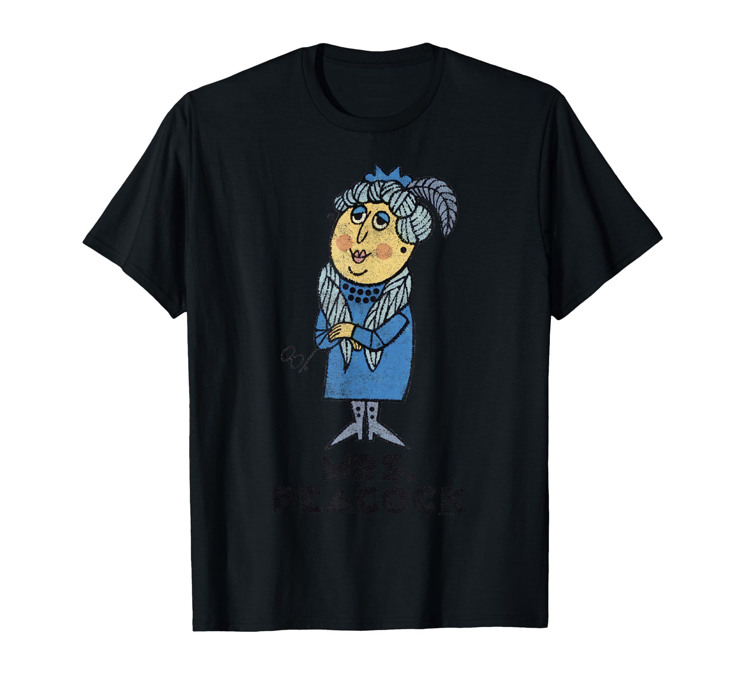 Clue Retro Mrs. Peacock Portrait T-Shirt