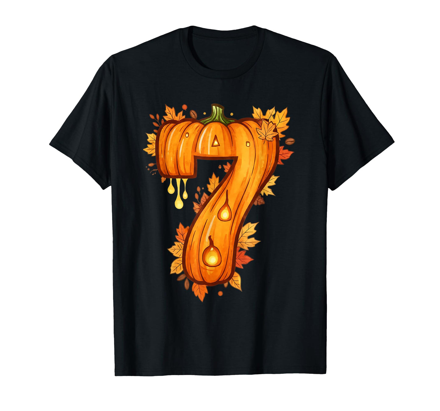 Six Seven Meme 6 7 Autumn Fall Pumpkin Spooky Costume Couple T-Shirt