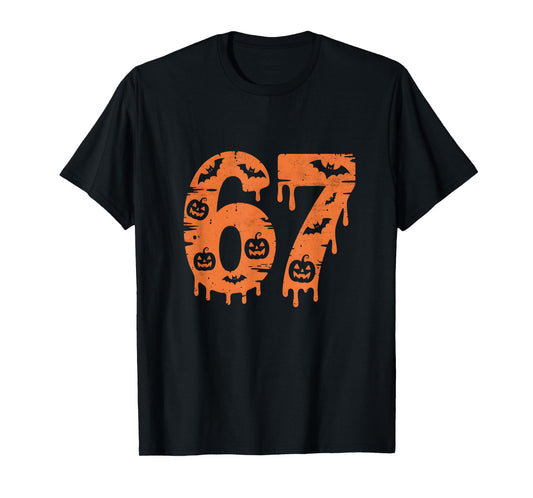 67 Six Seven Meme Funny Halloween T-Shirt