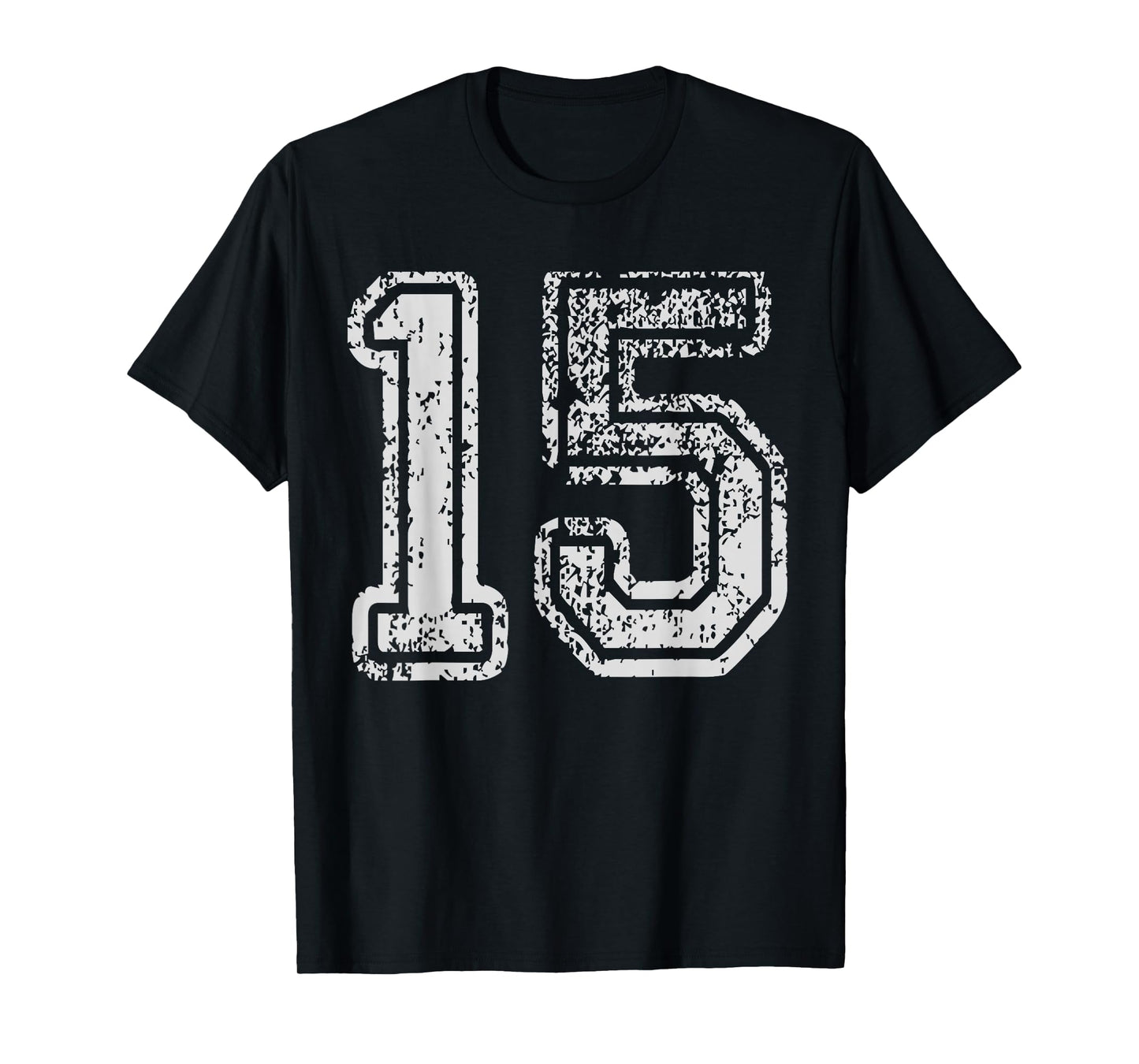 Team Jersey 15 Uniforms Number Fifteen School Sport Birthday T-Shirt