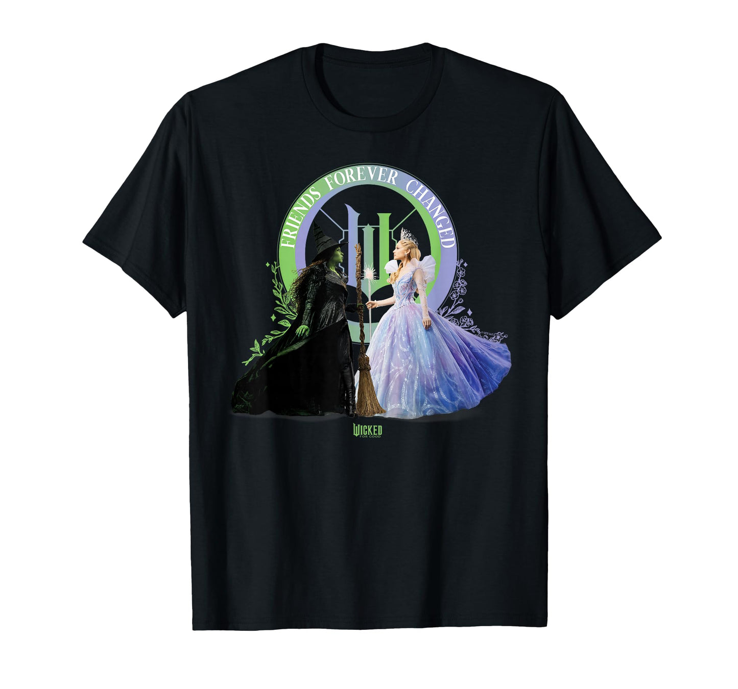 Wicked: For Good Glinda and Elphaba Friends Forever Changed T-Shirt