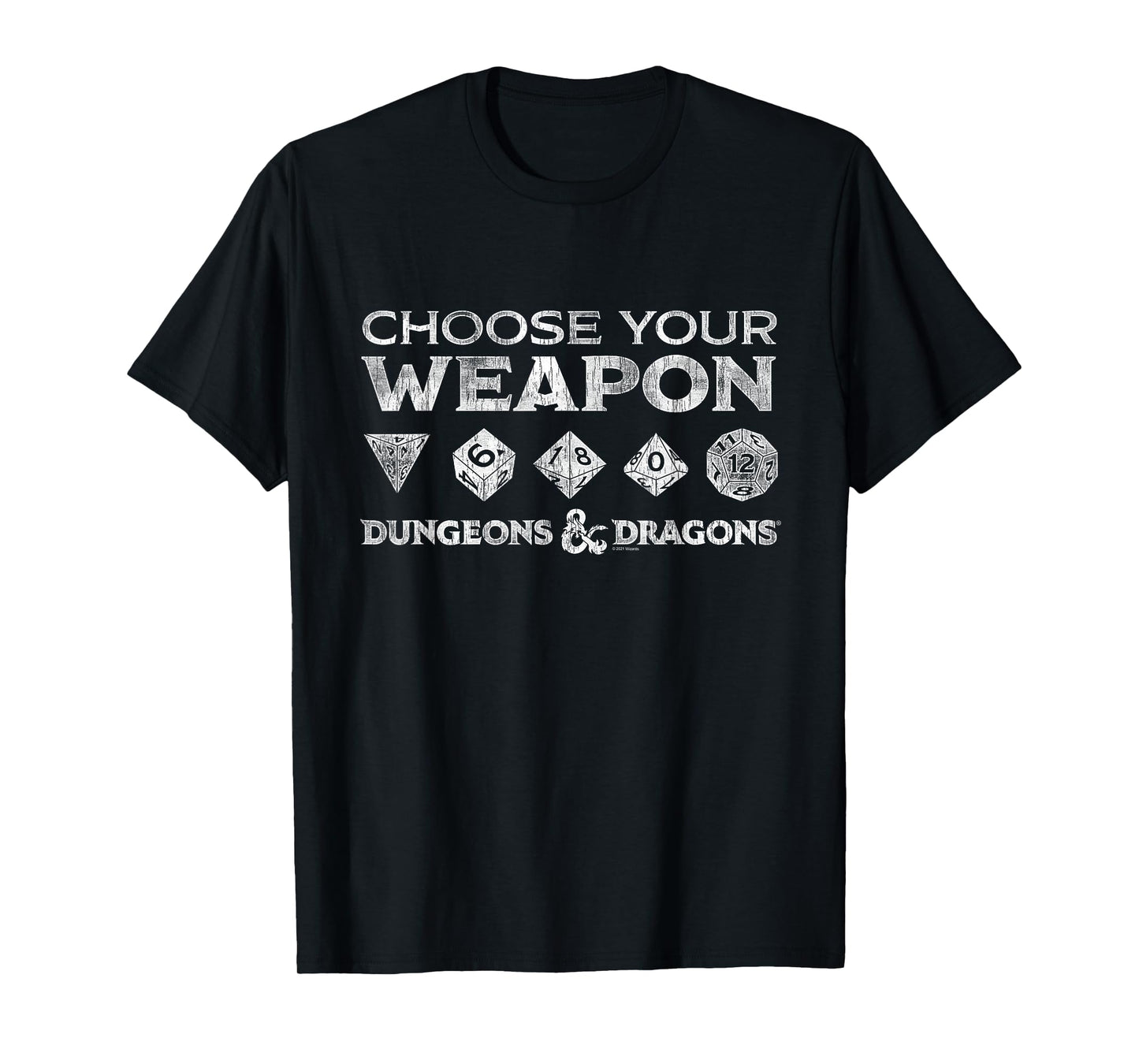 Dungeons & Dragons Weapon of Choice T-Shirt
