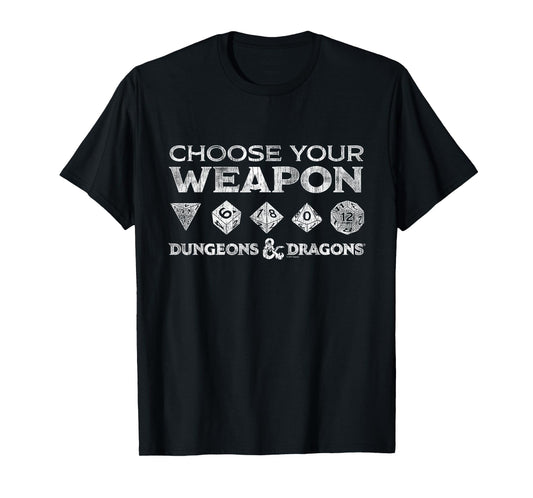 Dungeons & Dragons Weapon of Choice T-Shirt