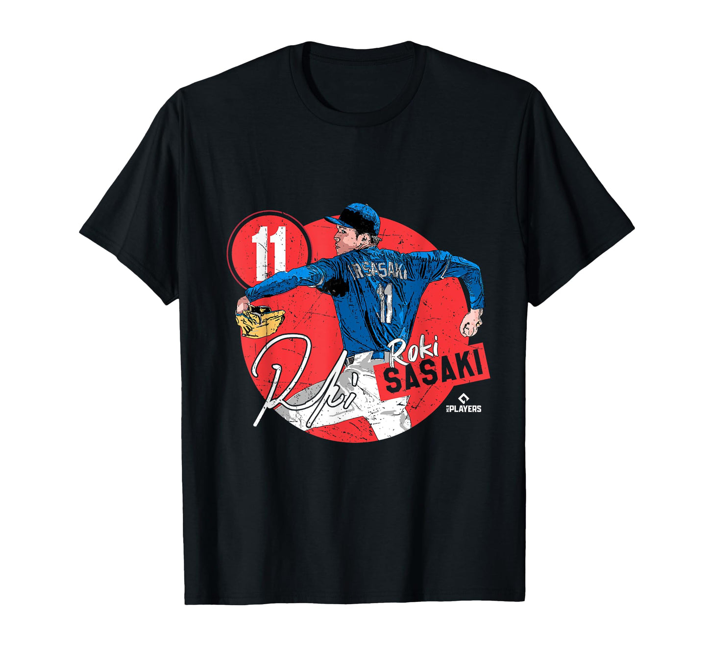 Roki Sasaki | Los Angeles D MLB Baseball Players |MLBROS203M T-Shirt