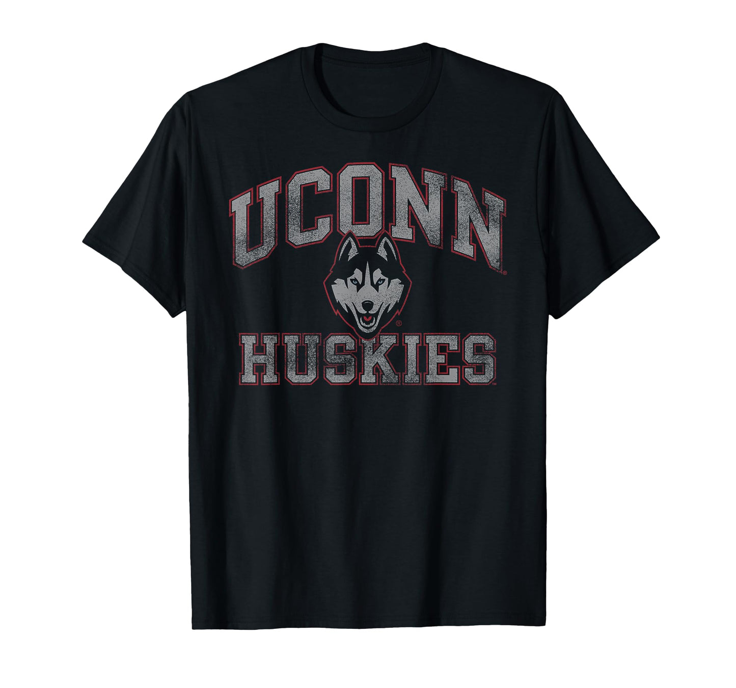 Connecticut Huskies Vintage Worn Navy Officially Licensed T-Shirt
