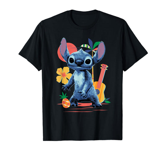 Disney Lilo & Stitch Live-Action Movie Musical Beach Fun T-Shirt