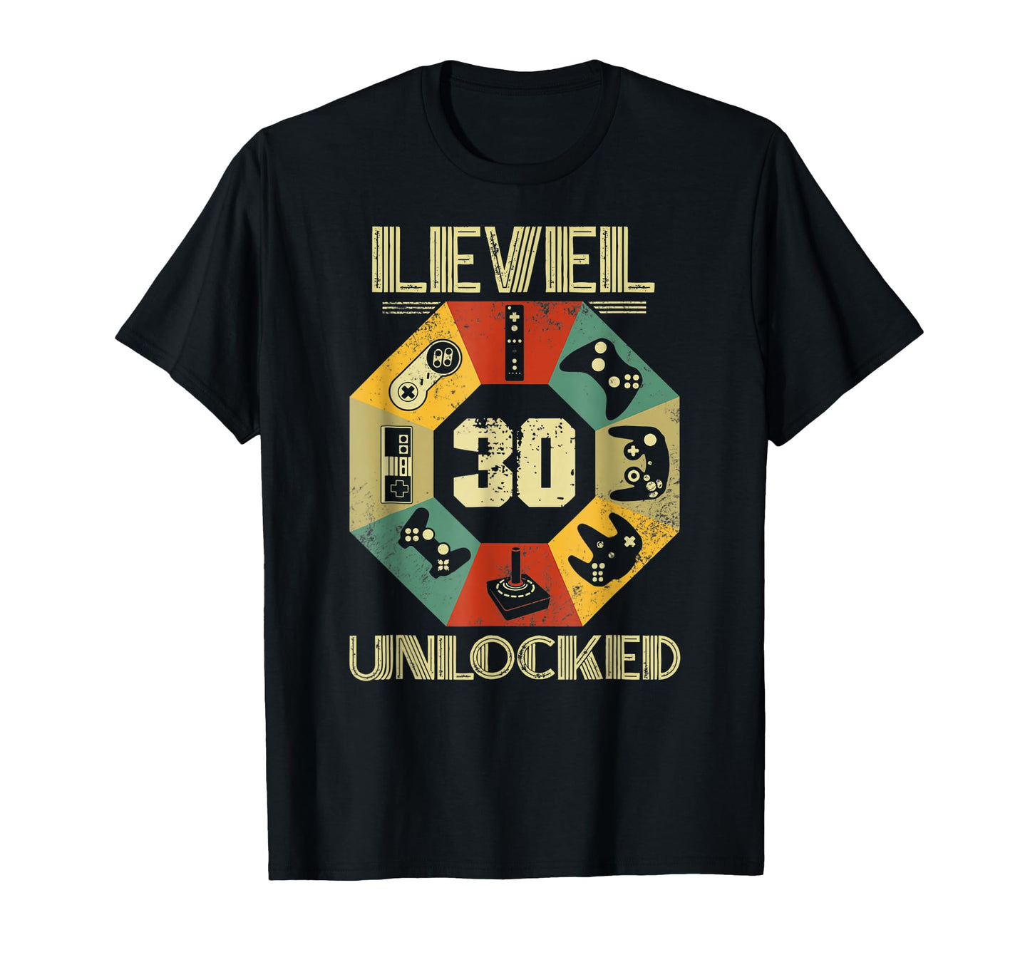 Level 30 Unlocked Video Gamer 30th Birthday Tshirt T-Shirt