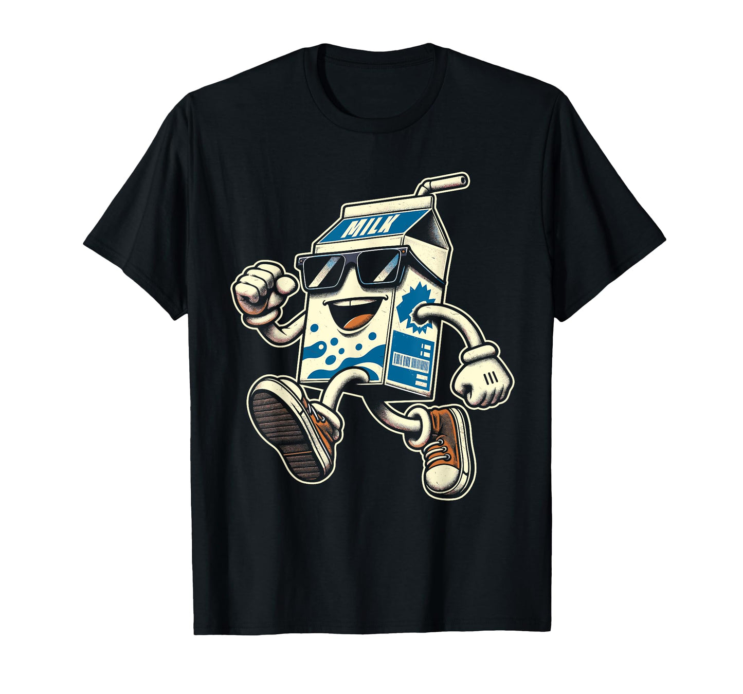 80s 90s Milk Carton Men Women Kids Funny Retro T-Shirt