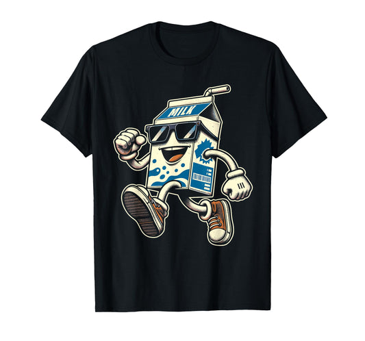 80s 90s Milk Carton Men Women Kids Funny Retro T-Shirt