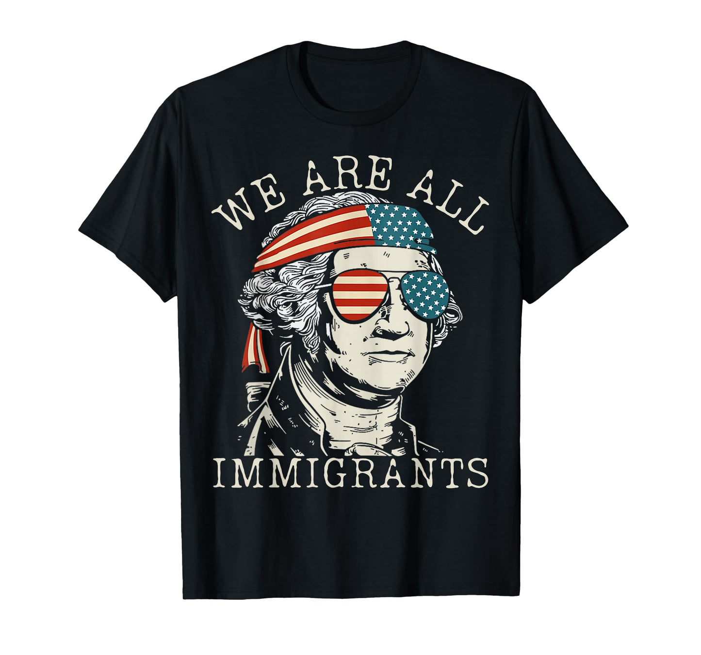 We Are All Immigrants Support Immigration Funny No Kings T-Shirt