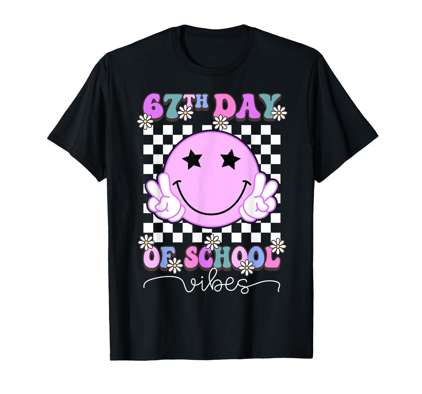 67th Day of School Vibes Funny Six Seven 67 Meme Slang T-Shirt