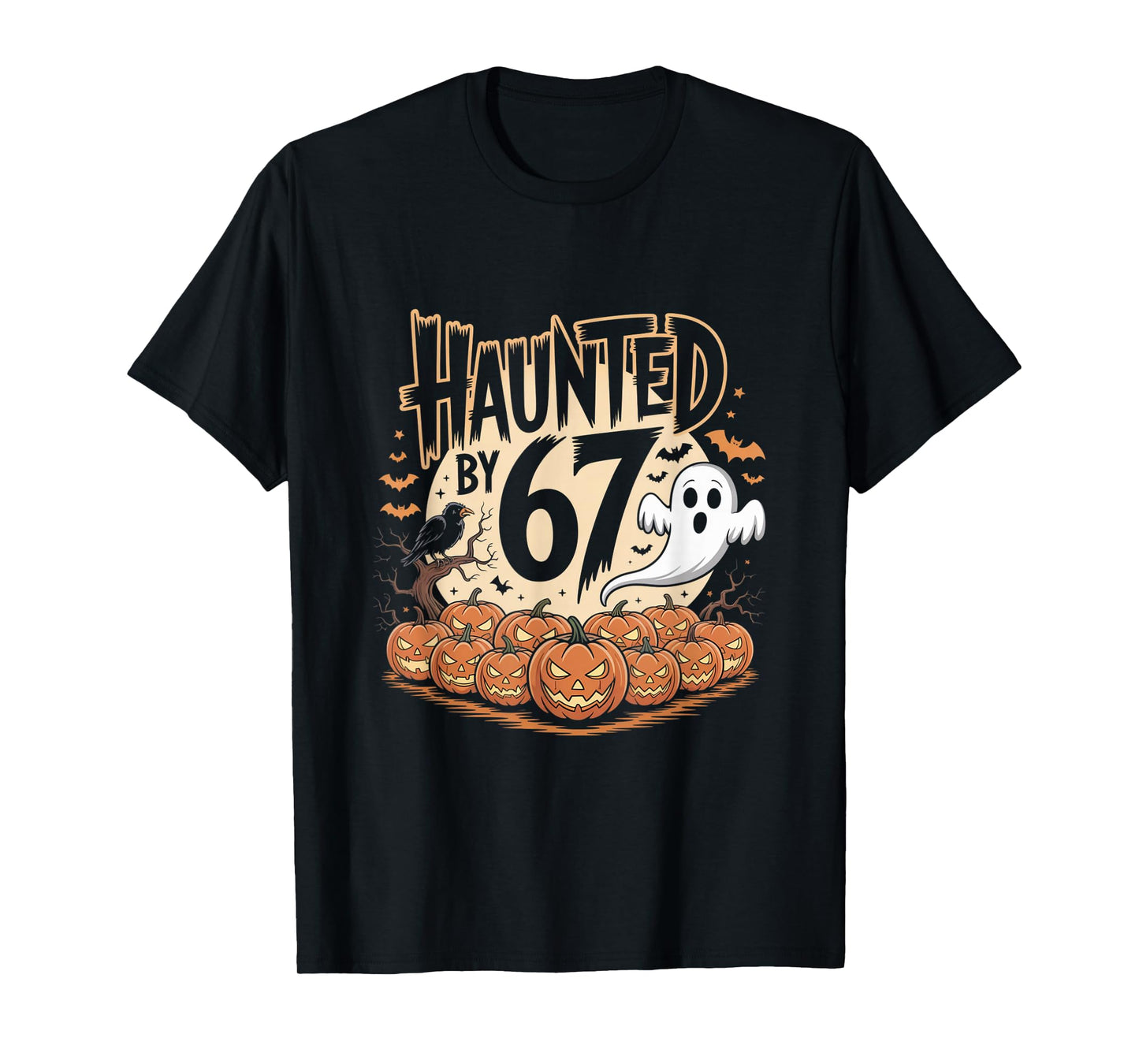 Haunted by 6-7 Funny Halloween 6-7 Costume Six Seven T-Shirt