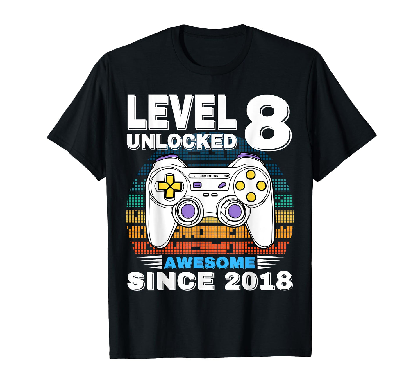 8 Year Old Bday Decorations Son Boy 8yr 2018 8th Birthday T-Shirt