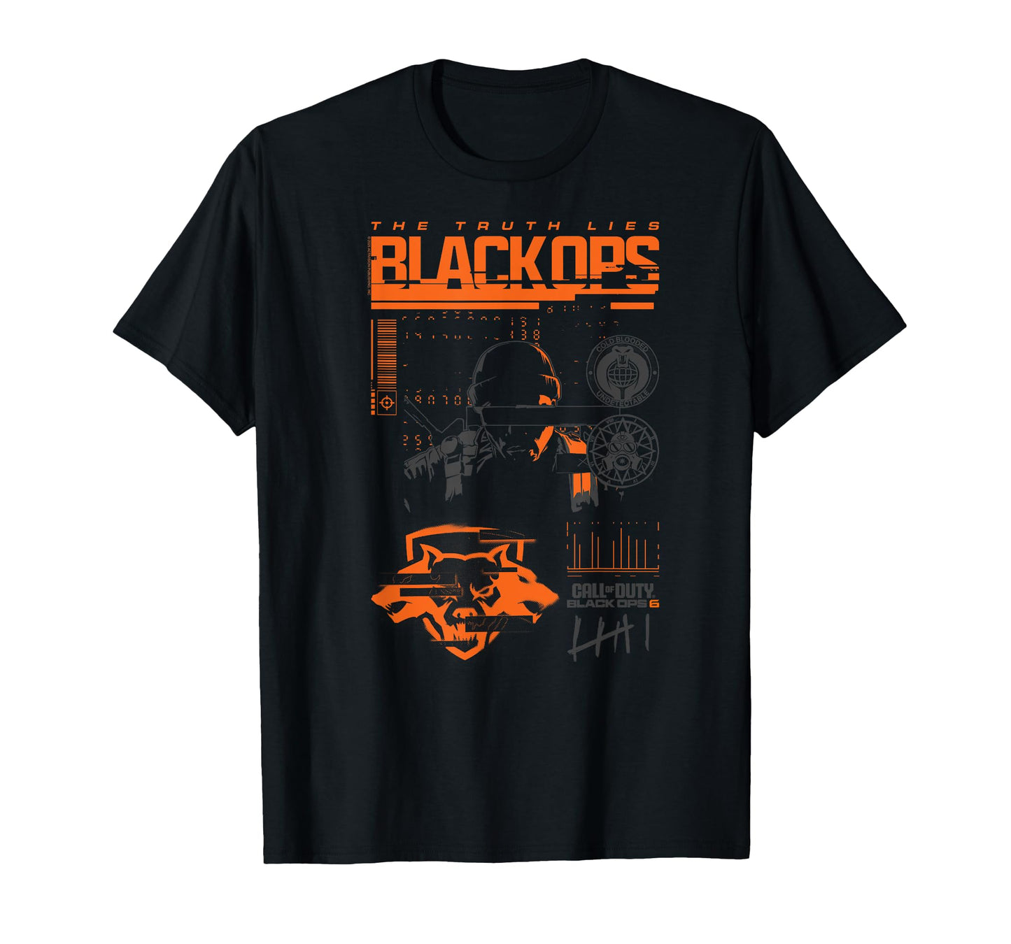 Call of Duty Black Ops 6 Collage Video Game T-Shirt