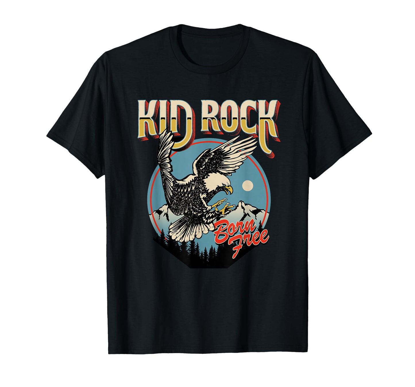 Kid Rock Born Free Eagle T-Shirt