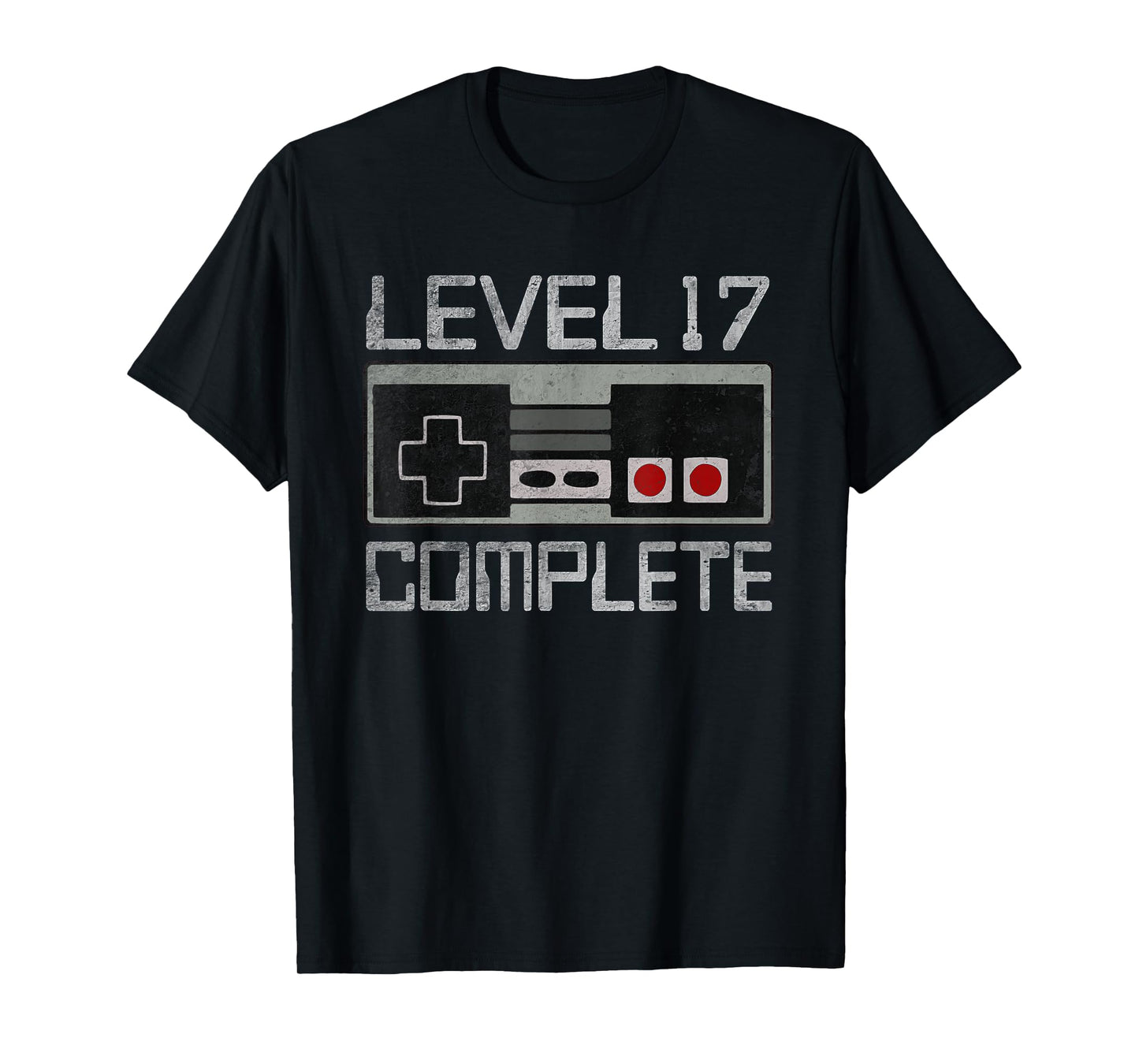 Level 17 Complete 17 Year 17th Wedding Anniversary For Him T-Shirt