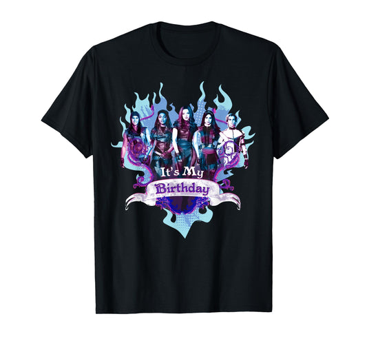 Disney Descendants It's My Birthday Party Gift Heart T-Shirt