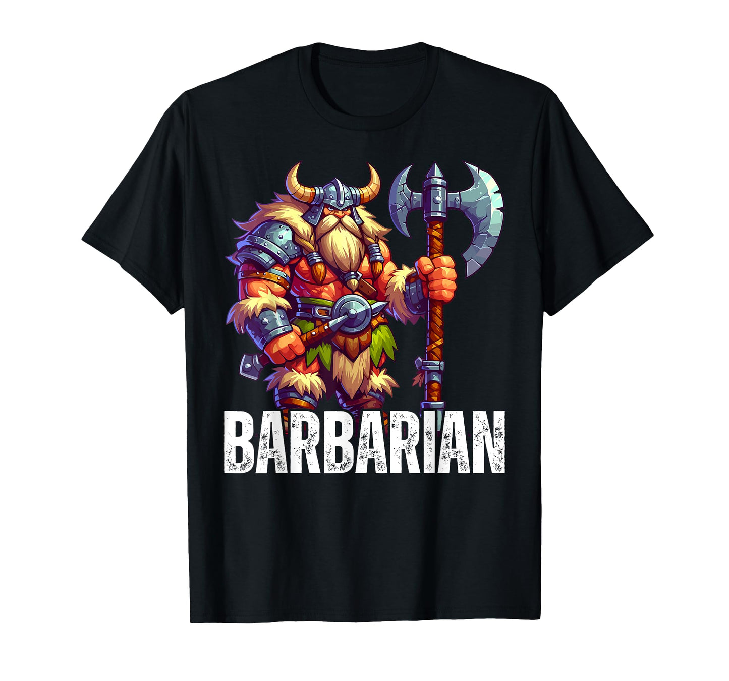 Dwarf Barbarian Fantasy Tabletop RPG Roleplaying Gamer T-Shirt