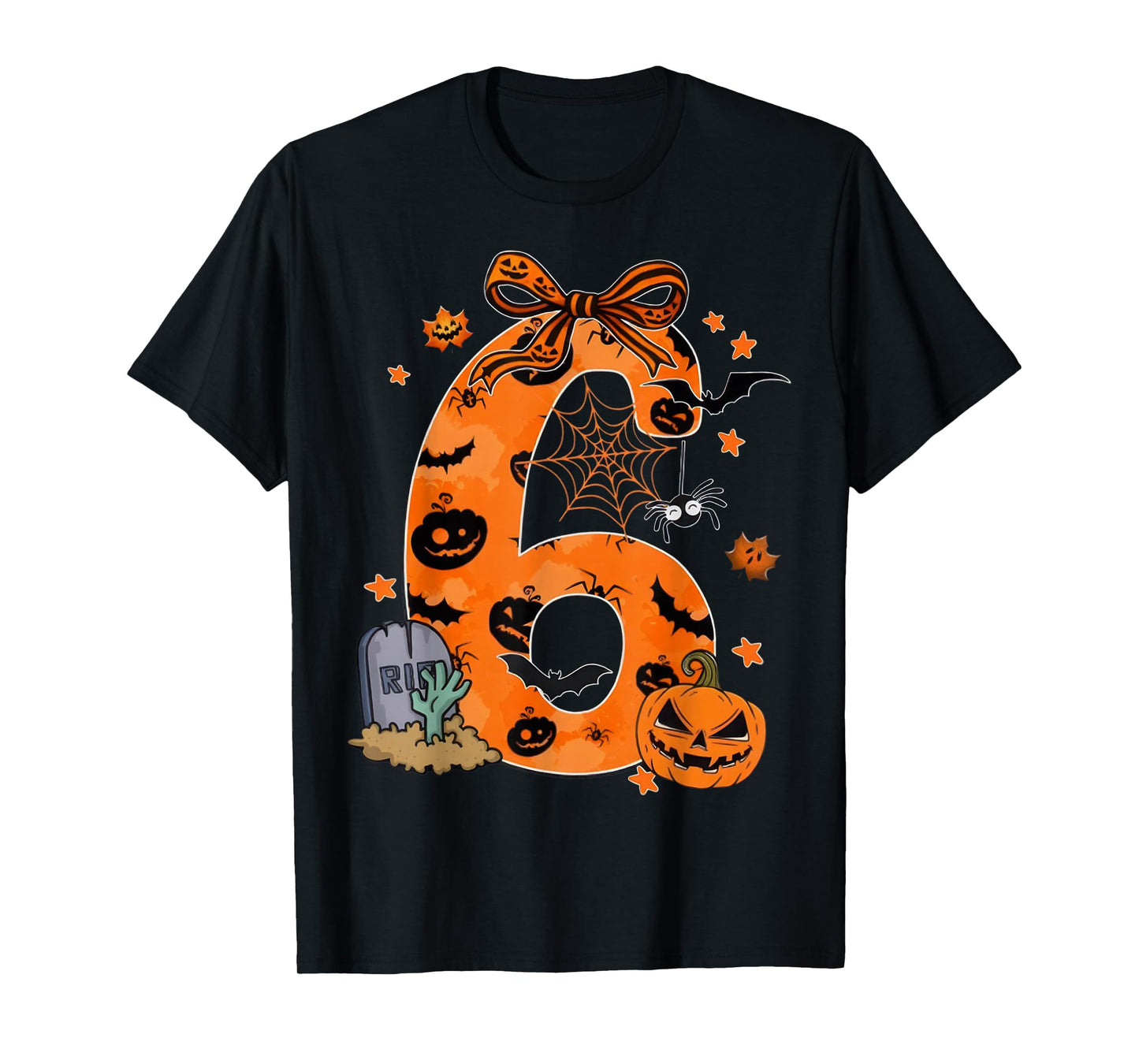 Fun Six Seven 6 7 Meme Design Couples Halloween T-Shirt