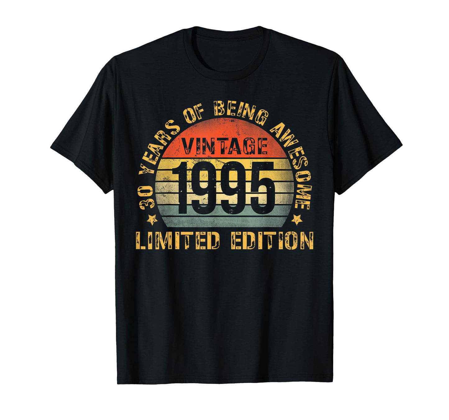 30 Year Birthday Decorations Men Gag 30yr 1995 30th Birthday T-Shirt