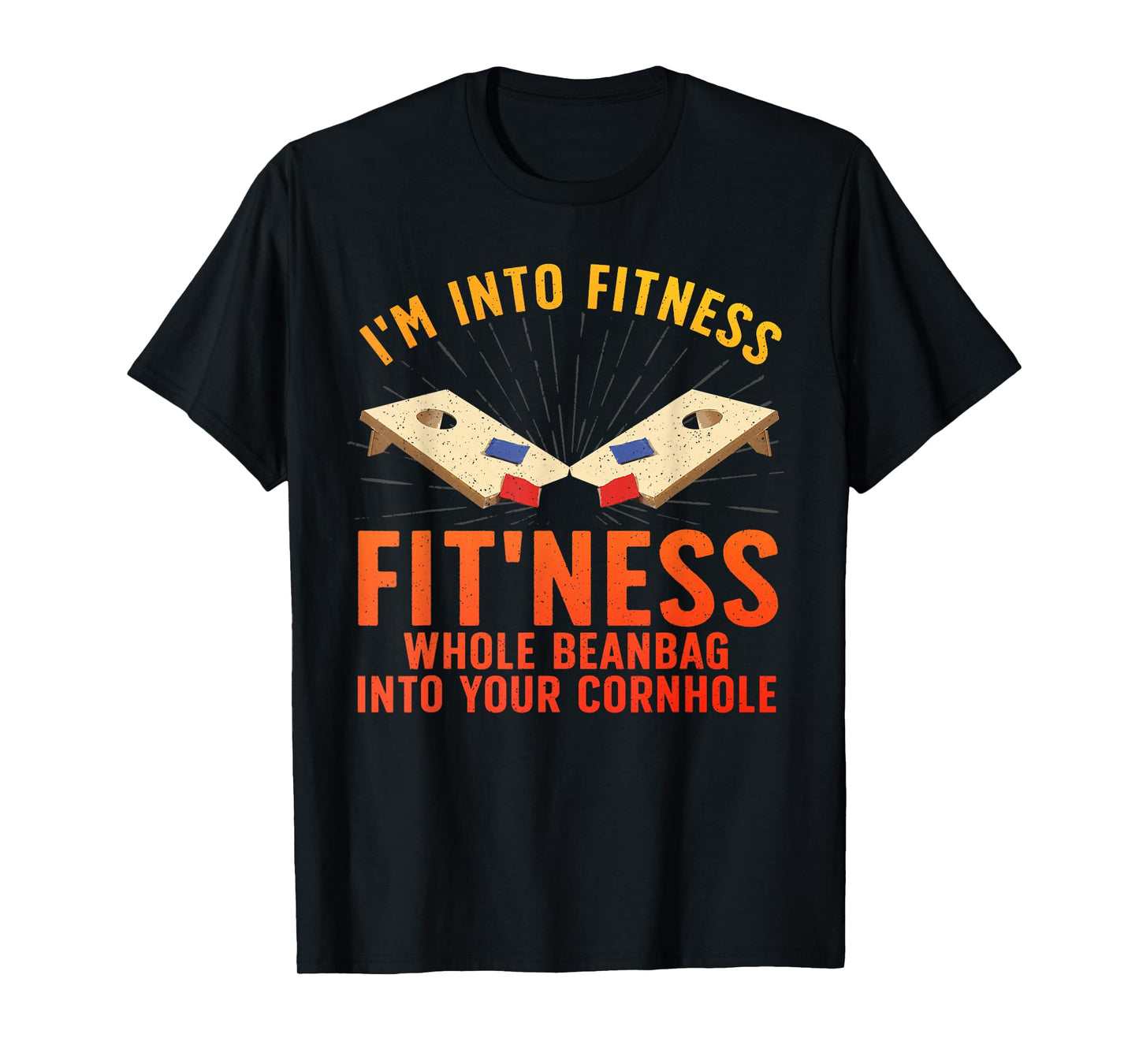 Best Cornhole Art for Men Women Corn Hole Players Cornhole T-Shirt