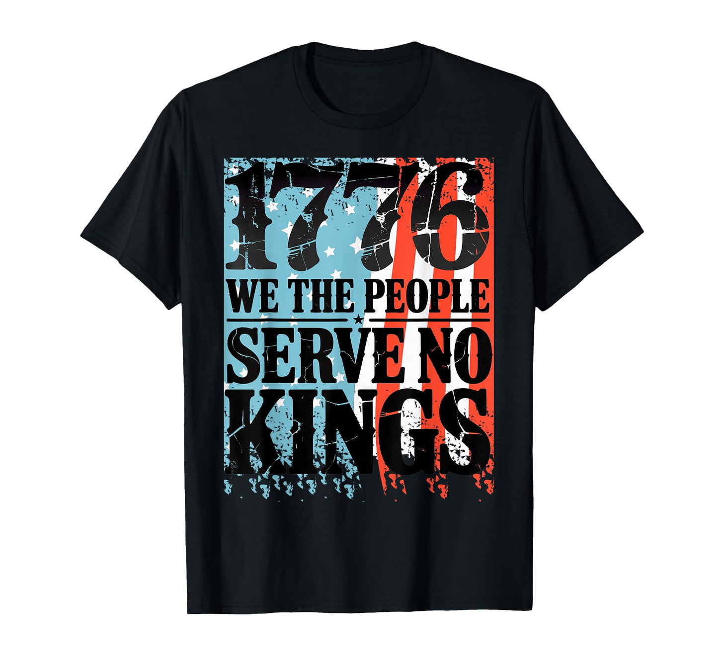 No Kings in America We The People Political Men Women T-Shirt