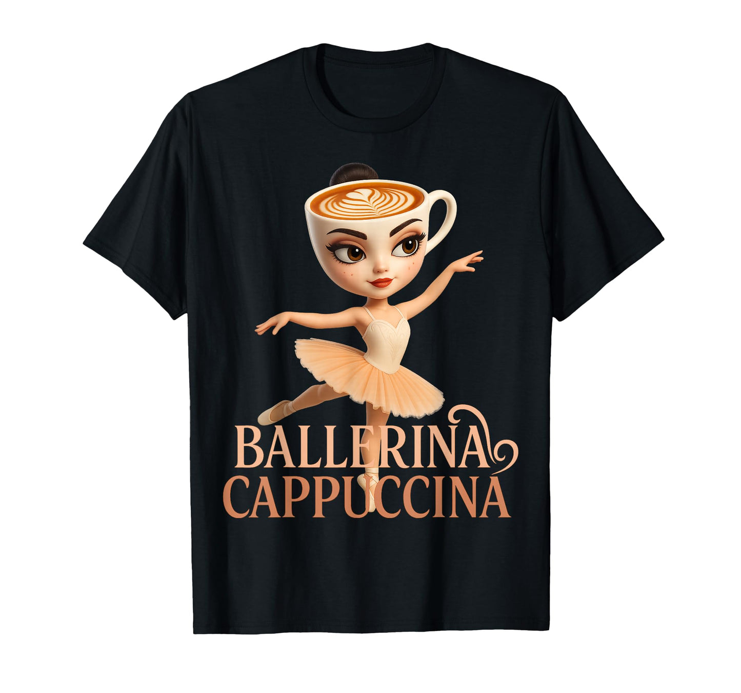 Ballerina Cappuccina Brainrot T-Shirt