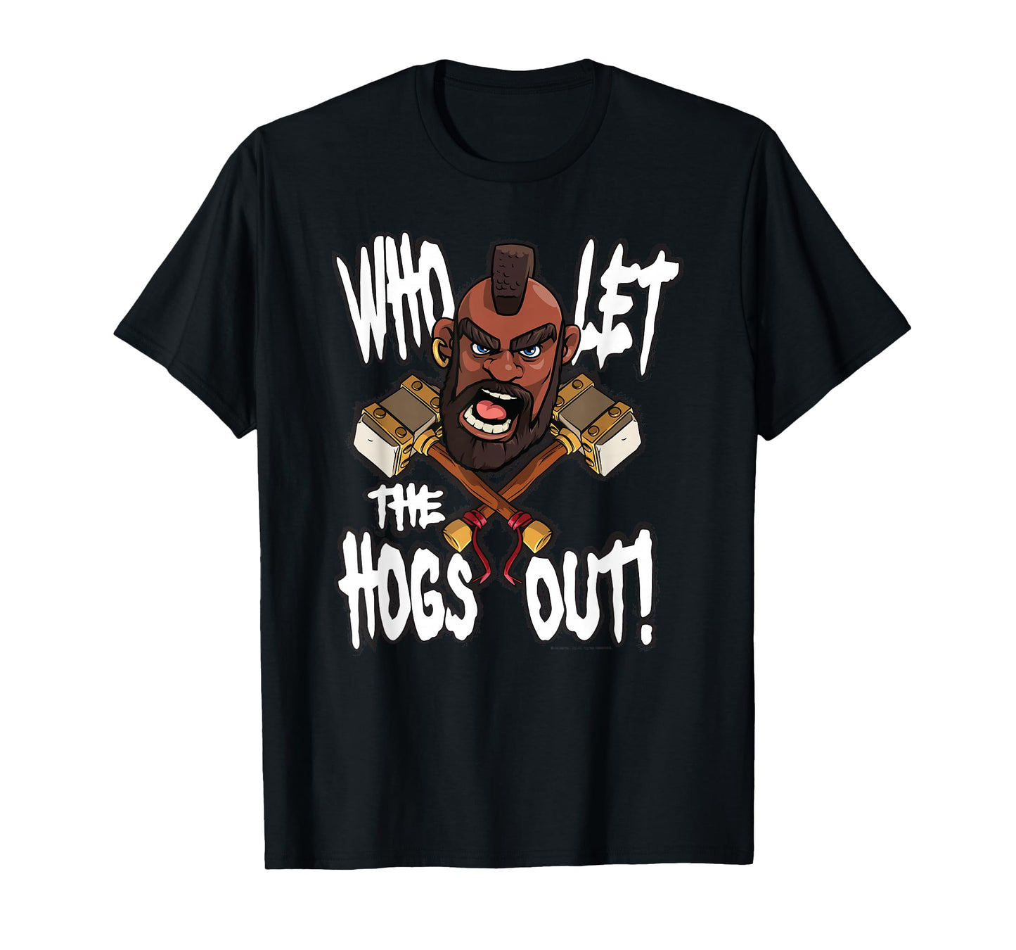 Clash of Clans Who Let The Hogs Out! Hog Rider T-Shirt